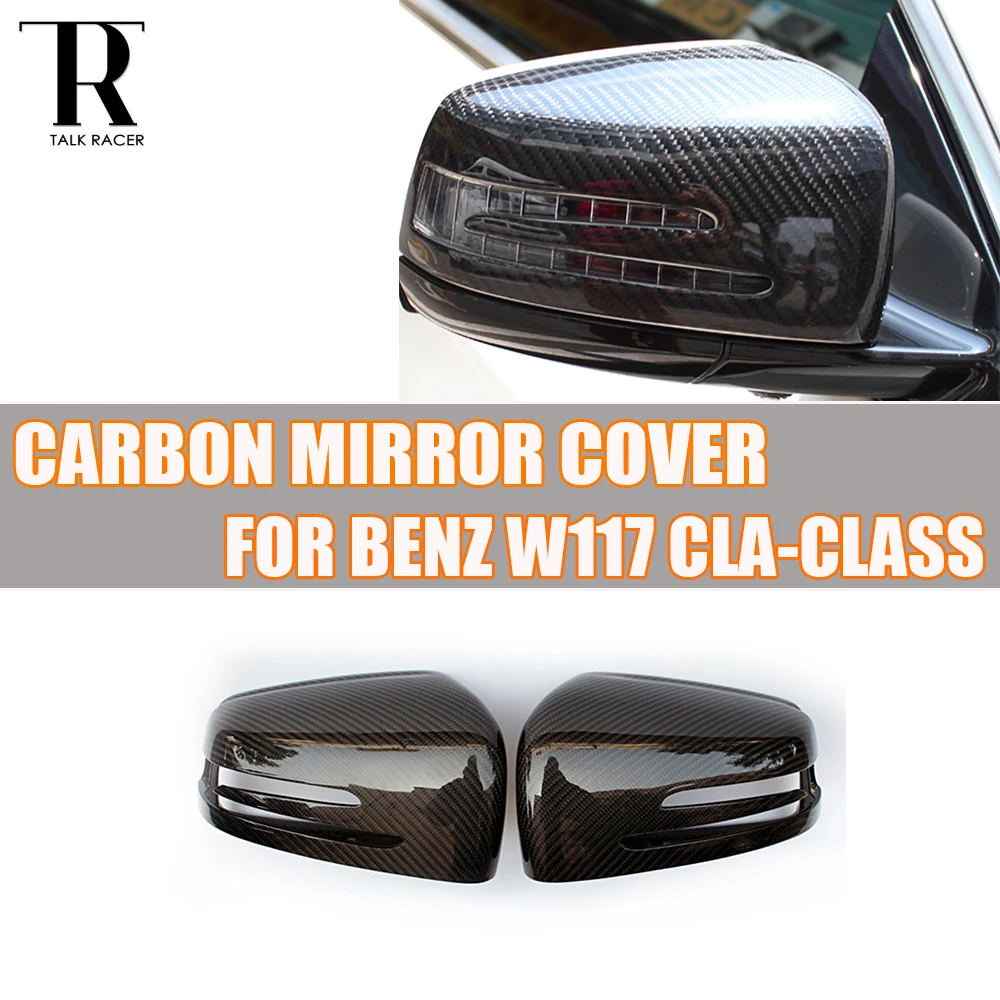 

C117 W117 Carbon Fiber Replaced Style Rear View Side Mirror Cover Cap for Benz C117 CLA180 CLA200 CLA250 CLA45 AMG 2014 - 2016
