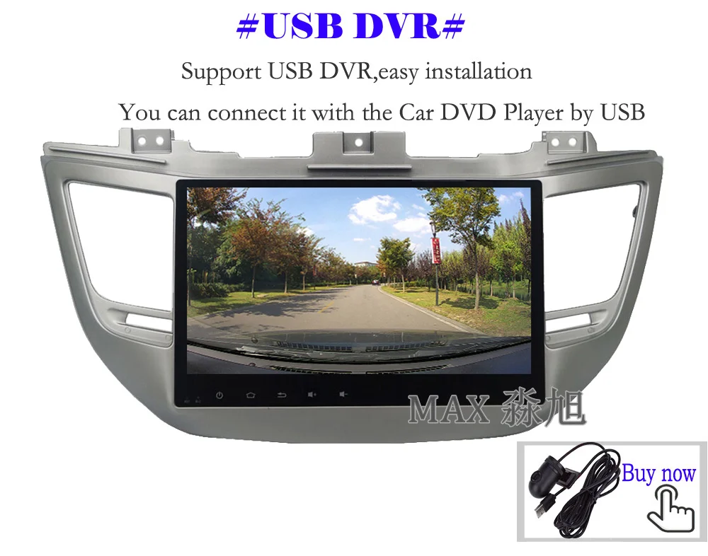 Top MAX Android 7.1.1 Silvery Frame For Hyundai Tucson/IX35 Car Radio GPS Navigation System Bluetooth call/music WIFI SWC free map 14