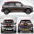 Todo Cuerpo de La Campana + Tronco + Puerta Lateral Stripes Calcomanías Y Pegatinas de Coches de Estilo Para Mini Cooper S Countryman R60 Accesorios de decoración