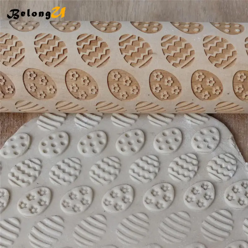 wood rolling pin MUW-243-03