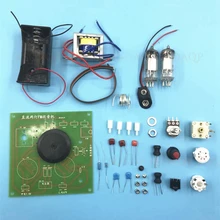 Высокое качество DC две лампы печатной платы ламповый радиоприемник набор DC два светильник FM ламповый радиоприемник набор печатной платы