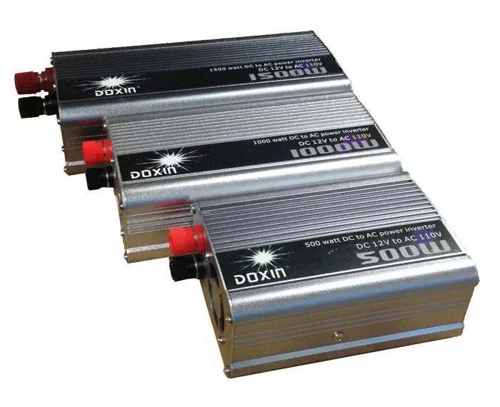 Free Shipping 1000w Dc 12v To Ac 110v Crocodile Clip + Cigarette