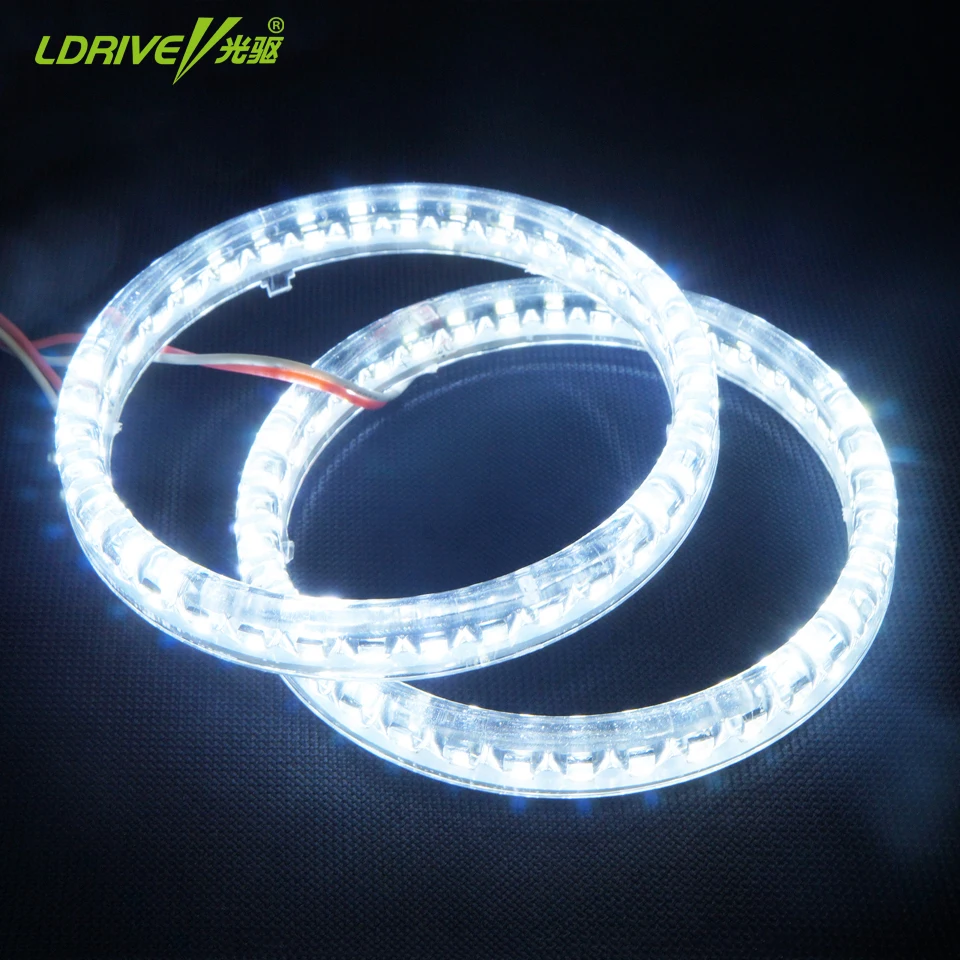 2 шт. автомобильный Стайлинг 3014 SMD светодиодсветодиодный кольца с ореолом 95 мм