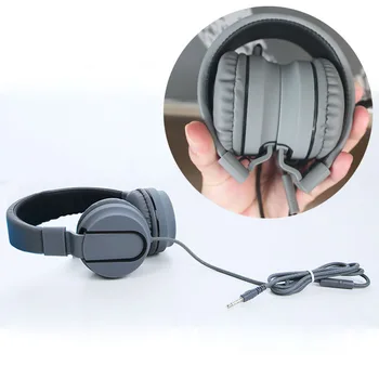 

Wired Headphones Portable 3.5mm Plug Headset gamer With Microphone Foldable Bass Stereo Game audio earphone For Phones Pc Mp3 DJ