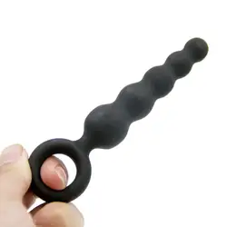 Гладкие Мягкие силиконовые пробка Анальная для простаты массажер секс-машина G-spot Анальный бисер взрослые секс-игрушки продукты для пар