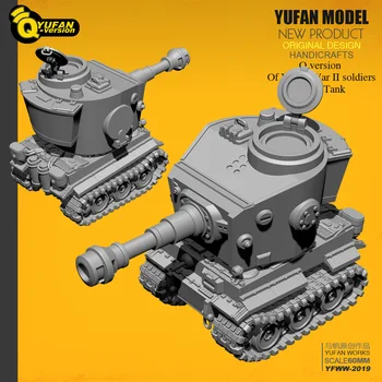 

YUFan Model and sail original 1/32 Q version Tiger tank Resin soldier YFWW-2019 pre-sale KNL Hobby
