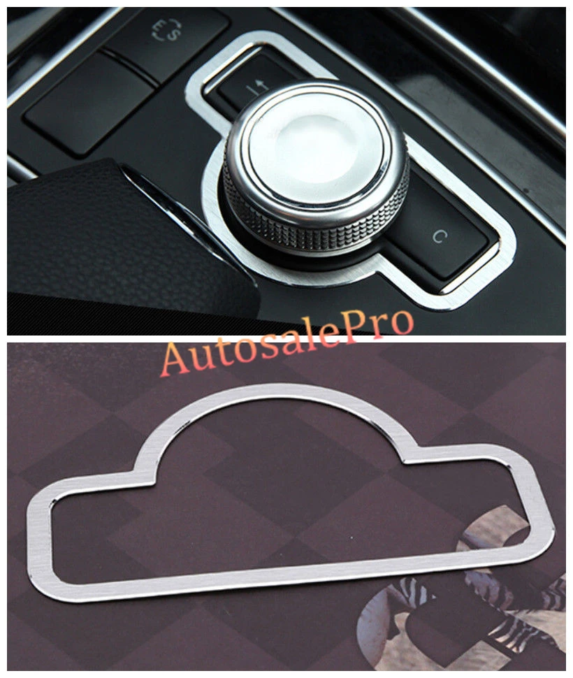 Interior Console Multimedia Switch Button Frame Cover Trim For Mercedes Benz E Class W212 2010 2011 2012 car accessories | Автомобили и
