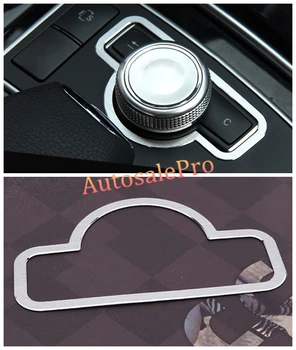 

Interior Console Multimedia Switch Button Frame Cover Trim For Mercedes Benz E Class W212 2010 2011 2012 car accessories