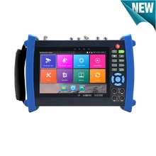 New 4K IP camera tester CVBS test monitor with Digital Multi-meter Optical power meter Visual fault locator TDR Cable testing