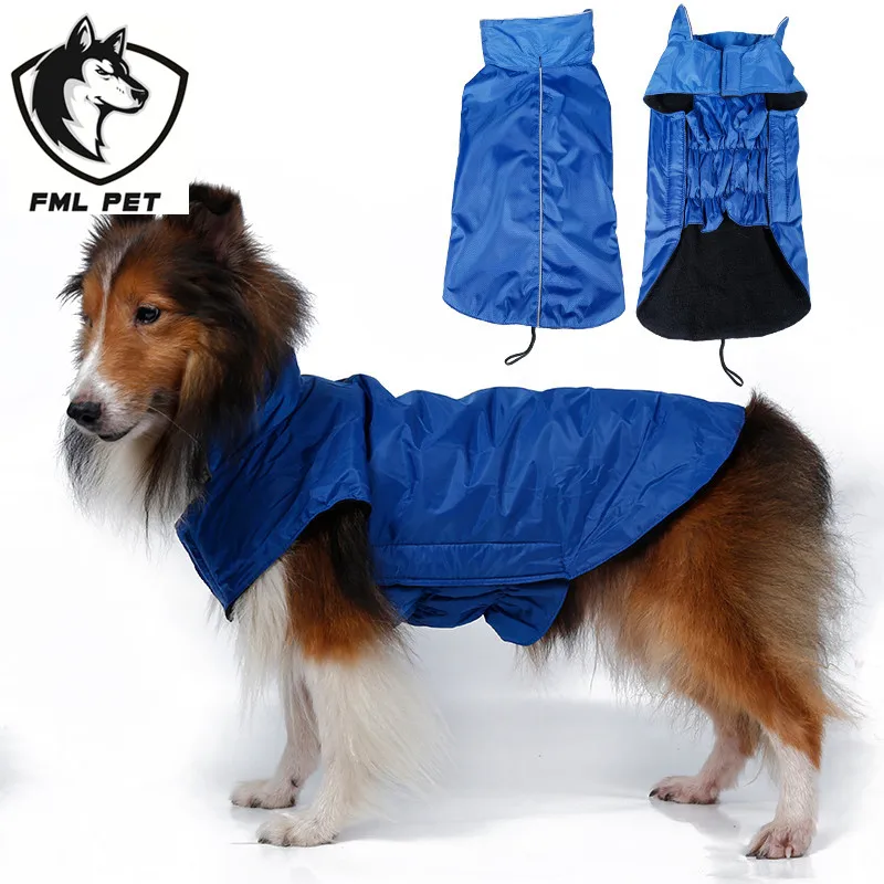 Высокое качество большая собачья куртка золотой ретривер водонепроницаемая одежда для домашних животных Одежда для больших собак xs-xxxl 6 цветов