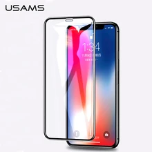 USAMS закаленное стекло для iPhone XR XS MAX 9H 0,25 мм прозрачная защитная пленка для экрана для iphoneexr Защитная пленка с полным покрытием