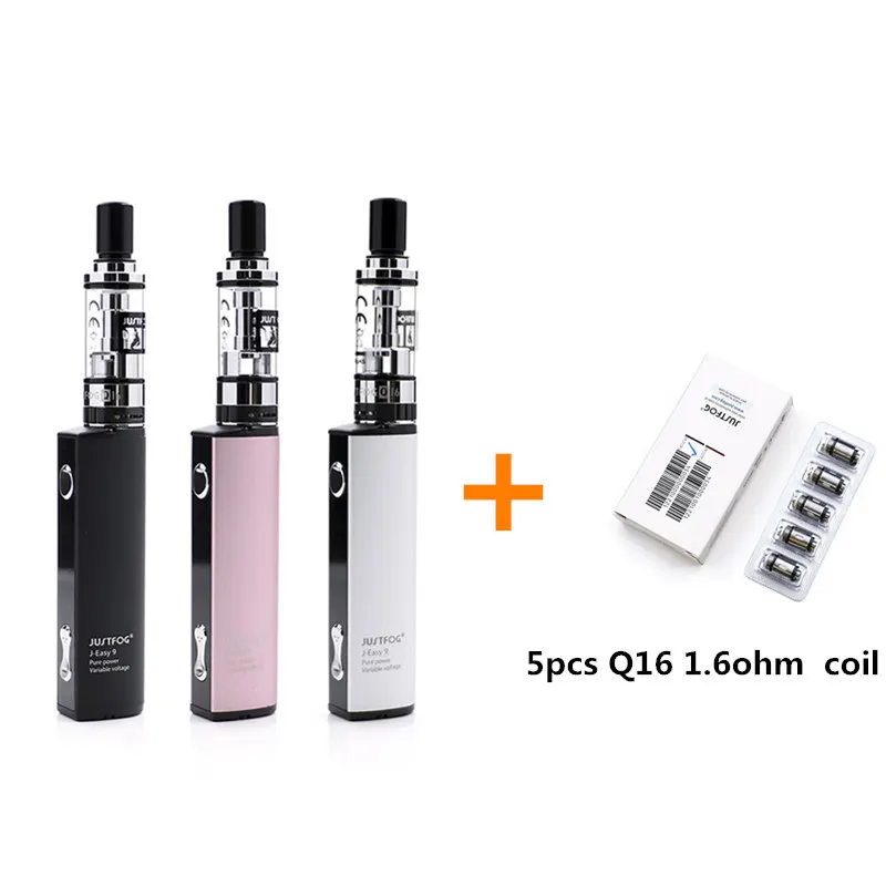 Original Justfog Q16 Starter Kit with 900mAh J-Easy 9 battery new Electronic Cigarette Vape Pen Kit with 1.9ml Q16 clearomizer Original Justfog Q16 Starter Kit with 900mAh J-Easy 9 battery new Electronic Cigarette Vape Pen Kit with 1.9ml Q16 clearomizer