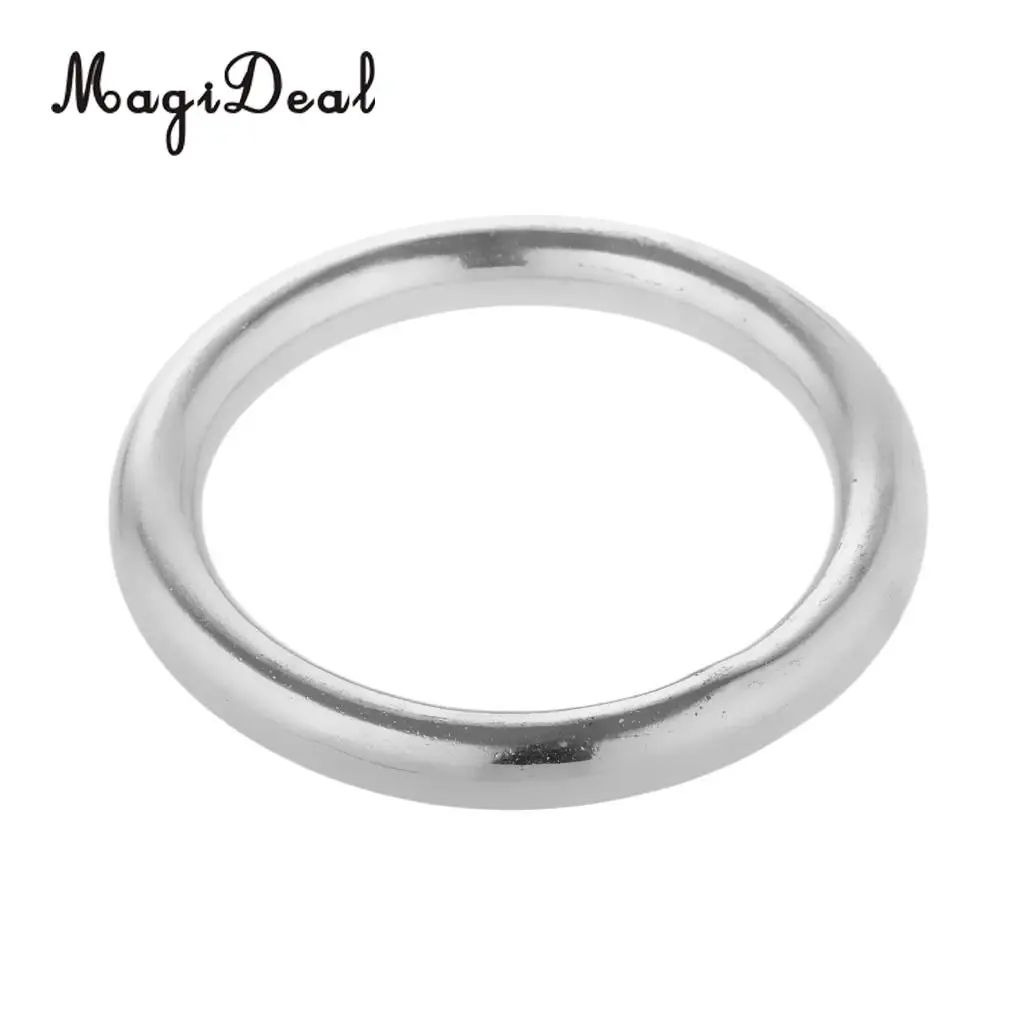 MagiDeal Multi-purpose 304 Stainless Steel Welded O Ring for Hand Bag Webbing Marine Boat DIY Hardware Accessories