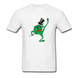 Зеленая лягушка Pepe Mad футболка мальчик студент 100% хлопок экипажа шеи безрукавка рубашки короткий рукав модный принт узоры футболка