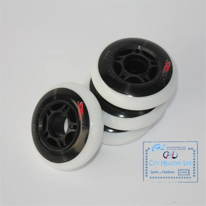 8 шт./лот для SEBA EU Edition Inline Skate Wheel для fsk Слалом, 85A 76 мм 72 мм