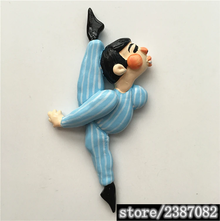

Cartoon Ballet Dance Doll Three-dimensional Magnet Creative Resin Fridge Magnet