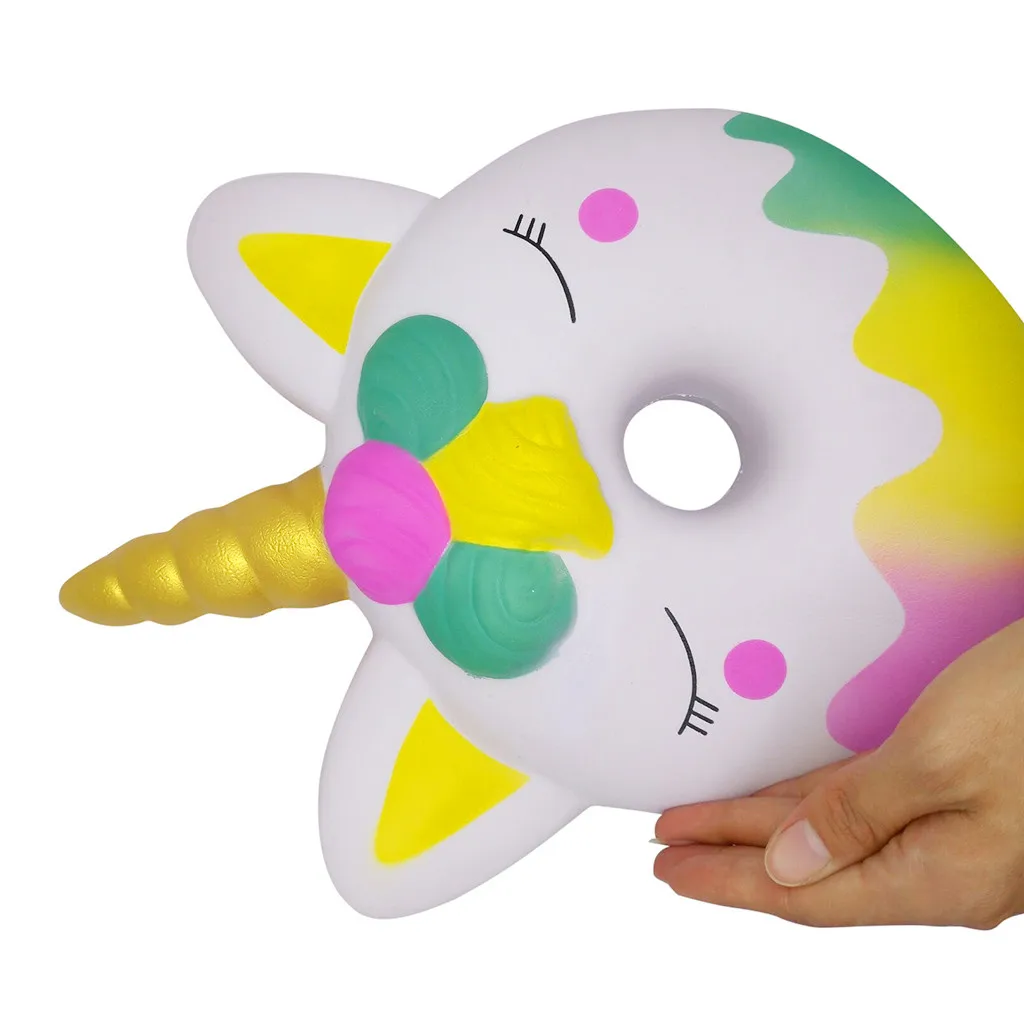 Мягкие игрушечные лошадки негабаритных медленный отскок декомпрессии Vent игрушка пончик хороший подарок для детей Skuishy Animales scuishies blandos