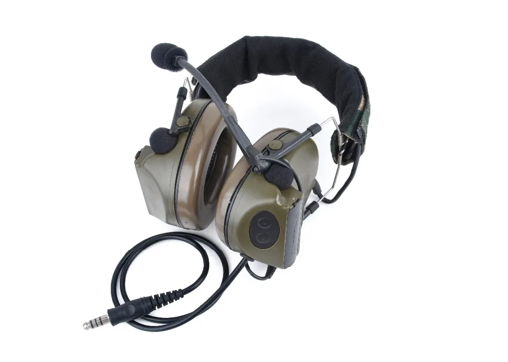 Fones de Ouvido Fone de Ouvido com Cancelamento de Ruído Z-airsoftsports Tático Peltor Comtac 2 - ii Militar Softair Z041 Fit Ptt Tac 4 Cheap Fones de Ouvido tático & Acessórios