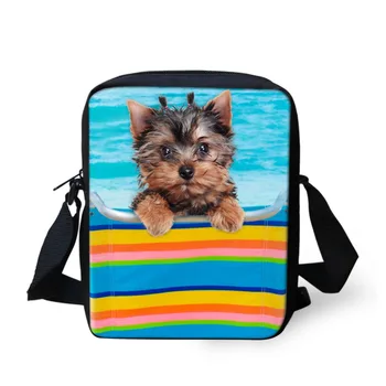 

THIKIN Westie New Crossbody Book Bag Women Messenger Bag Children Casual Small Case Kid Gift Children Travel Mini Shoulder Bags