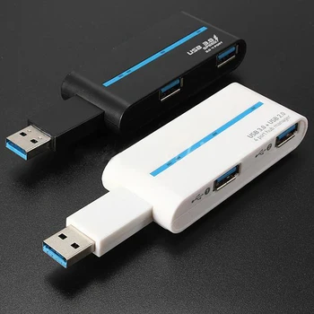 

YOC High Speed 4 Ports USB 3.0/2.0 External Hub Adapter for PC Laptop