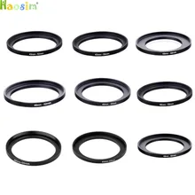 43-52 43-55 43-58 46-52 46-55 46-58 49-55 49-58 49-62mm Metal Step Up Rings Lens Adapter Filter Set