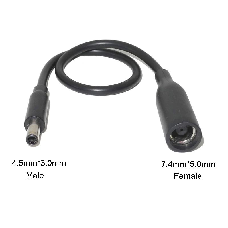 

Dc Cable Power Adapter 7.4*5.0mm Female to 4.5*3.0mm Central Pin Male Plug Connector for Dell Ultrabook XPS