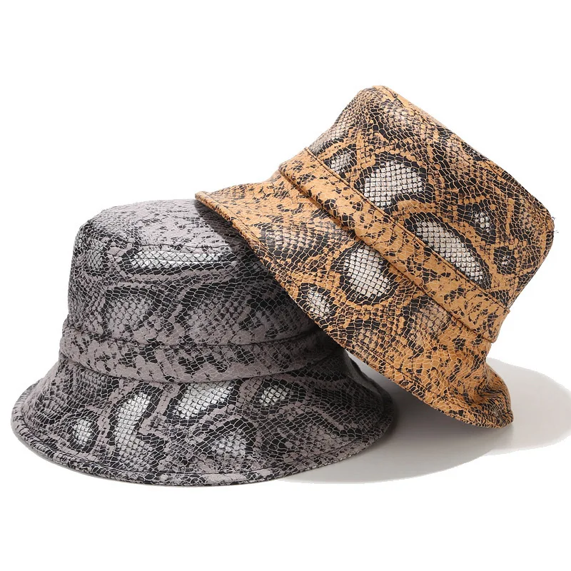 folding leather hat