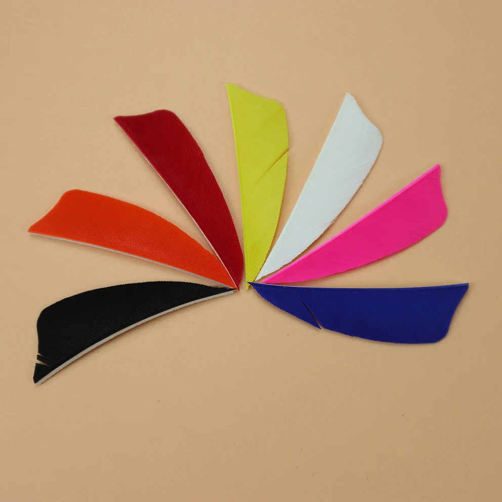 

36pcs Archery 2.5 Inches Turkey Feather Arrow Fletching Arrow Vans For Arrow Archery DIY Real Feather Hungting High Quality