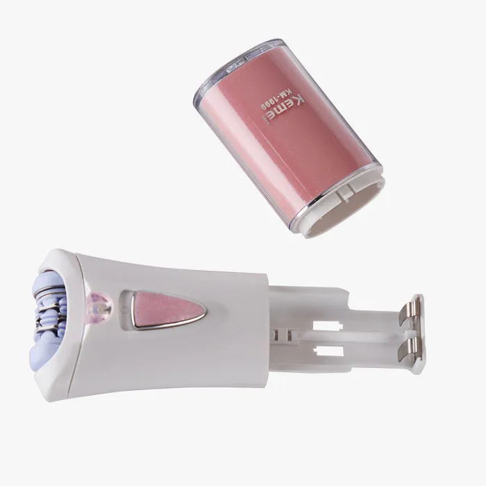 Kemei KM-1999 Electric Female Epilator Women Hair Removal for Facial Body Armpit Underarm Leg Depilador-6