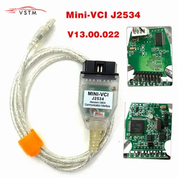 

2019 Latest V13.00.022 MINI VCI Interface FOR TOYOTA TIS Techstream MINI-VCI Chip J2534 OBD2 Diagnostic Cable Free Ship