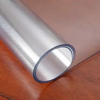 

PVC tablecloth tablecloth transparent D' waterproof tablecloth with kitchen pattern oil tablecloth glass soft cloth 1.0mm