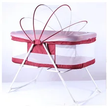 Портативная подвесная детская кроватка с сеткой для новорожденных, складная кровать-люлька, переносная детская кроватка, комплекты постельного белья, детская мебель, кроватка