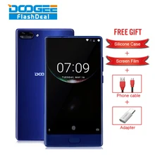 DOOGEE MIX Smartphone 5.5 Inch Android 7.0 6GB RAM 64GB ROM Helio P25 Octa-Core 2.5GHz 4G Dual Camera mobile phones