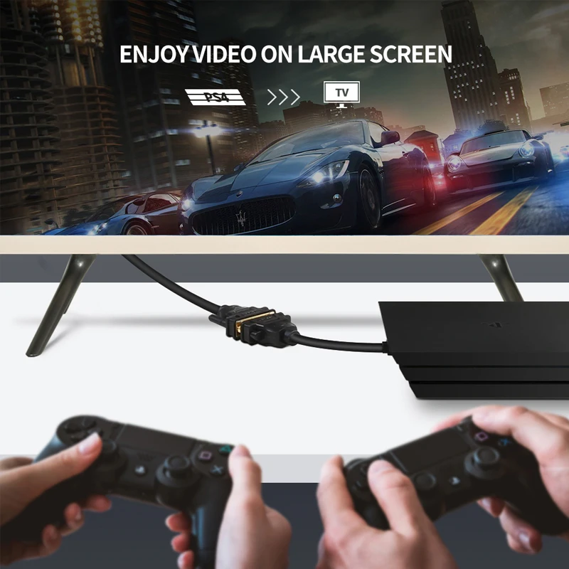 Ugreen hdmi мужской к DVI 24 + 5 женский конвертер mf адаптер поддержки 1080 P для твч