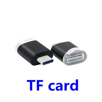 

FFFAS Portable Aluminium Alloy Type C Interface Mini Memory Card Reader TF OTG Converter for Huawei Computer Laptop Mobile Phone