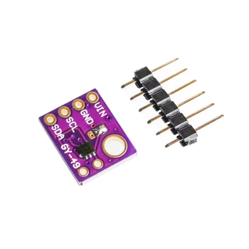 

10pcs/lot GY-49 MAX44009 Ambient Light Sensor Module for Arduino with 4P Pin Header Module