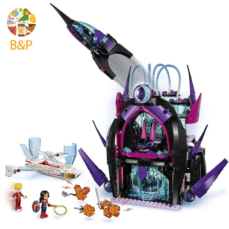 

lepin Legoing 41239 1093pcs Super hero girls Eclipso Dark Palace Model Building Blocks Brick Toys For Children Gift 29010