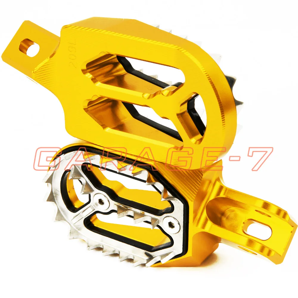 CNC Dirt Bike Подножки для KTM 125 530 150 200 250 300 350 400 450 500 EXC F 1998 2016 2015 2014 2013 мотоботы|Подставки