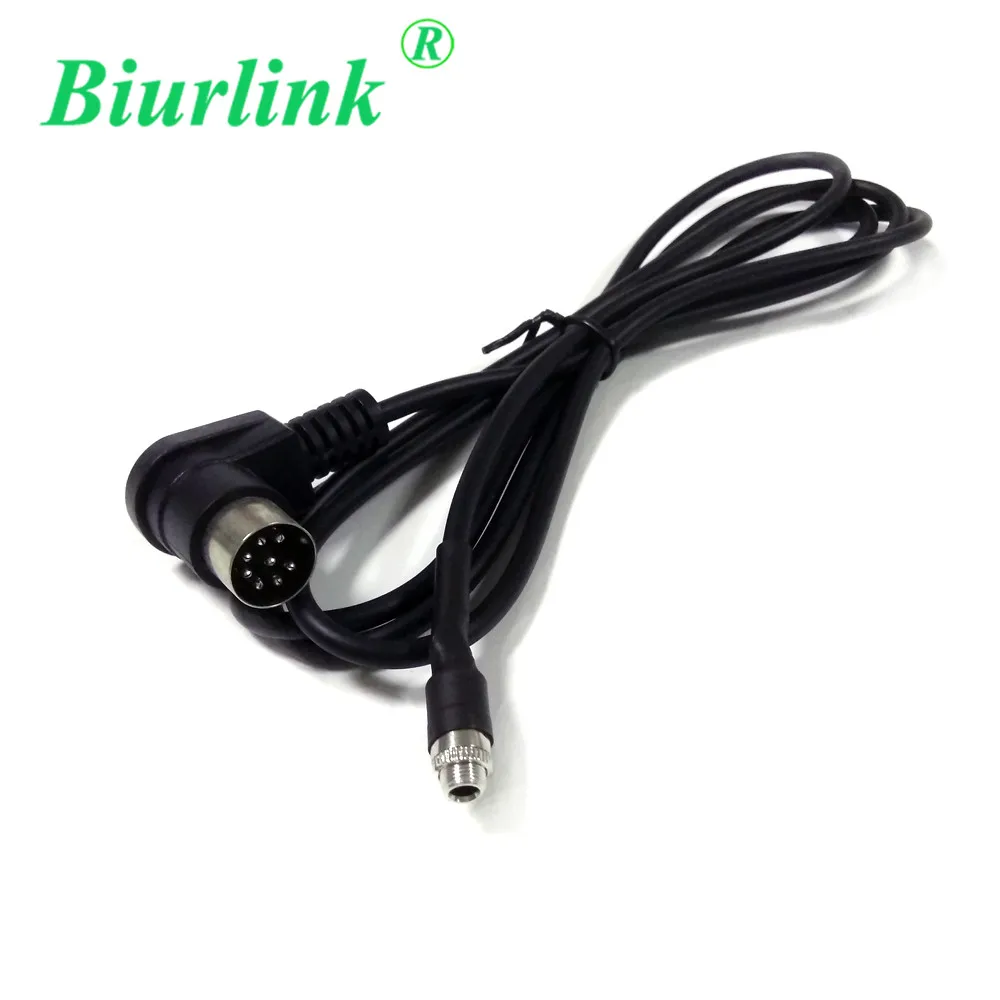 

Biurlink 3.5mm Audio Jack to 8Pin M-BUS IN Car CD Changer Port Aux MP3 Audio Input Cable Adapter for Alpine KCM-123B