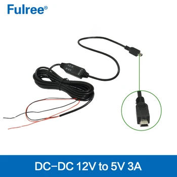 

3M Mini USB Output DC-DC Converter 12V to 5V Step Down Buck Module Car DVR Driving Recorder Navigator Camera Power Supply
