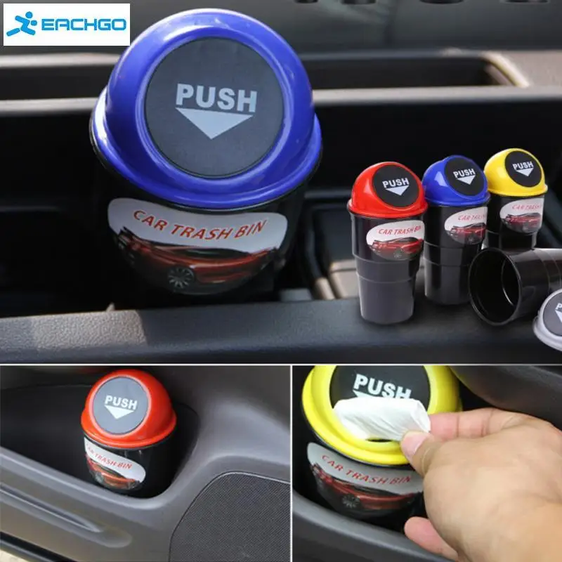 

2017 Car styling Convenient Mini Auto Car Home Trash Rubbish Can Garbage Dust Case Holder Box Bin Dustbin Dropping Shipping