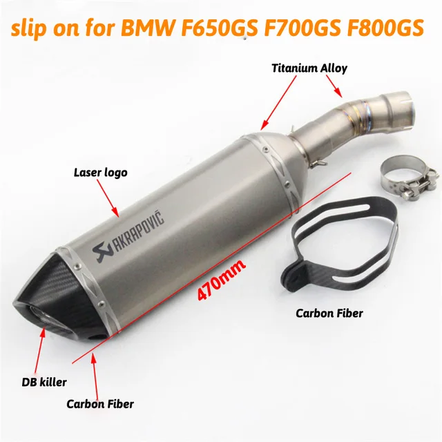 bmw f800gs slip on exhaust