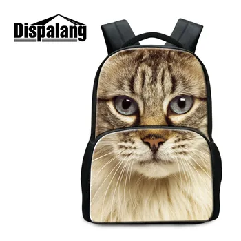 

Fashion Womens Laptop School Backpack Cat Dog Animal Print Children Large School Bag for Teenagers Leisure Mens Travel Bags