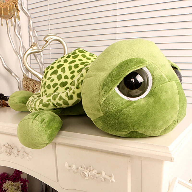 25cm Super Cute Real life Turtle Doll Big Eyes Stitch Plush Tortoise Toys Girls Kids Toy Gift For Kids Children Birthday gift