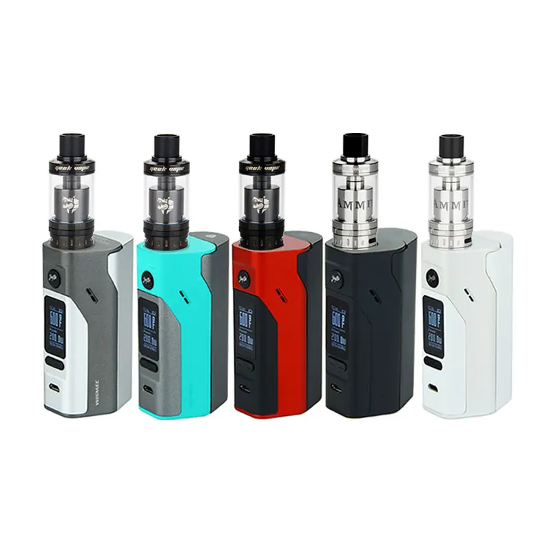 Original WISMEC Reuleaux RX2/3 Starter Kit RX23 TC BOX MOD 200W for Geekvape Ammit Atomizer 3.5ml Vaping Without 18650 Battery original wismec rx2 3 mod augvape merlin mini tank 2ml rta atomizer vaping 200w rx23 tc box mod e cig vaping vs smok alien kit