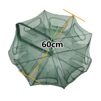 

16Holes Folded Portable Hexagon Fishing Net Network Casting Crayfish Catcher Fish Trap Shrimp Catcher Tank Cages Mesh Nets China