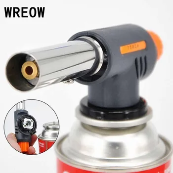 

Outdoor Flame Gun Welding Gas Torch Fire Maker Lighter Portable Heating Ignition Butane For Hiking Camping BBQ Cooking