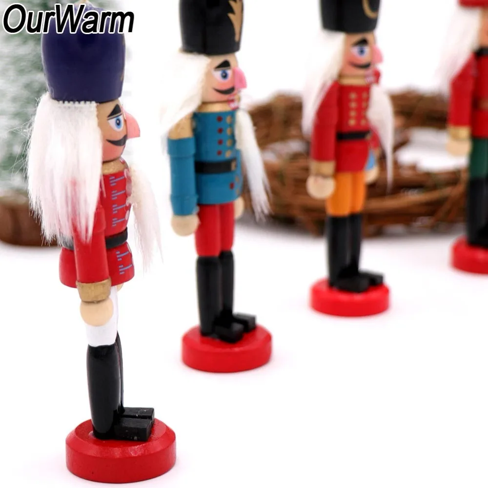 ourwarm 6pcs nutcracker puppet zakka hanging wooden christmas ornaments christmas tree decorations creative desktop decoration in pendant drop ornaments - Nutcracker Christmas Decorations ourwarm 6pcs nutcracker puppet zakka hanging wooden christmas ornaments christmas tree decorations creative desktop decoration in pendant drop ornaments - Nutcracker Christmas Decorations