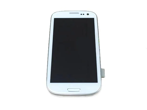 Для Samsung Galaxy S3 i9300 i535 I9300 ЖК экран + сенсорный дигитайзер с рамкой синий белый