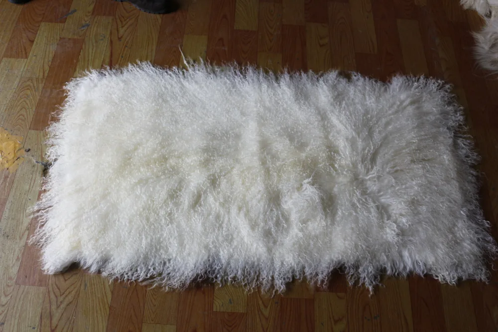 High Quality Dyed Sheep Fur / Long Hair Goat Hair Fabric Fur Platein Fur from Home & Garden on